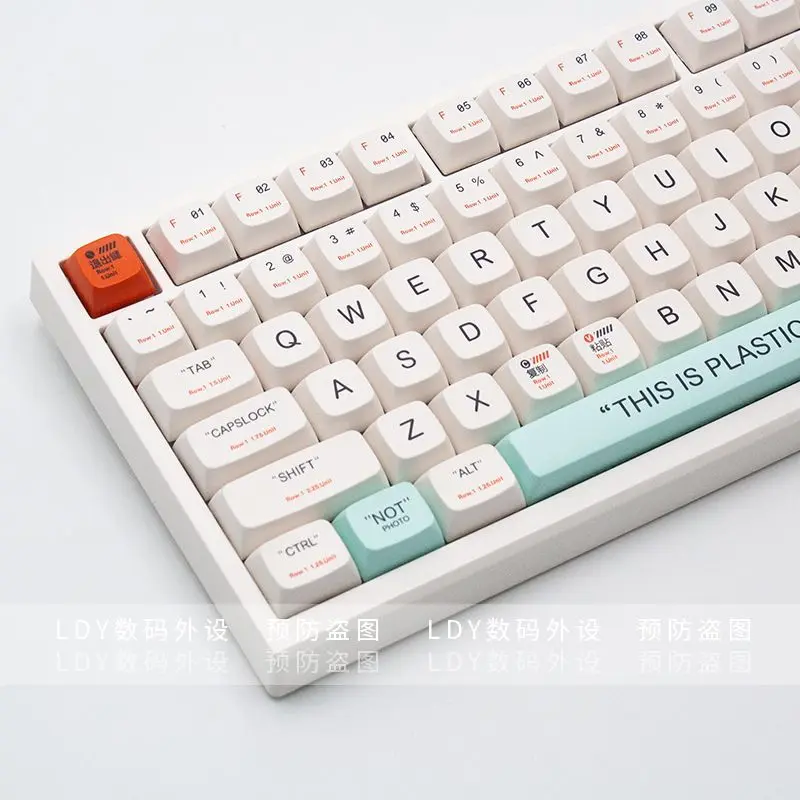 High-end mechanical keyboard keycaps custom keycap-135 key pbt hot sublimation XDA small full set 61 68 75 87 98 104 108key