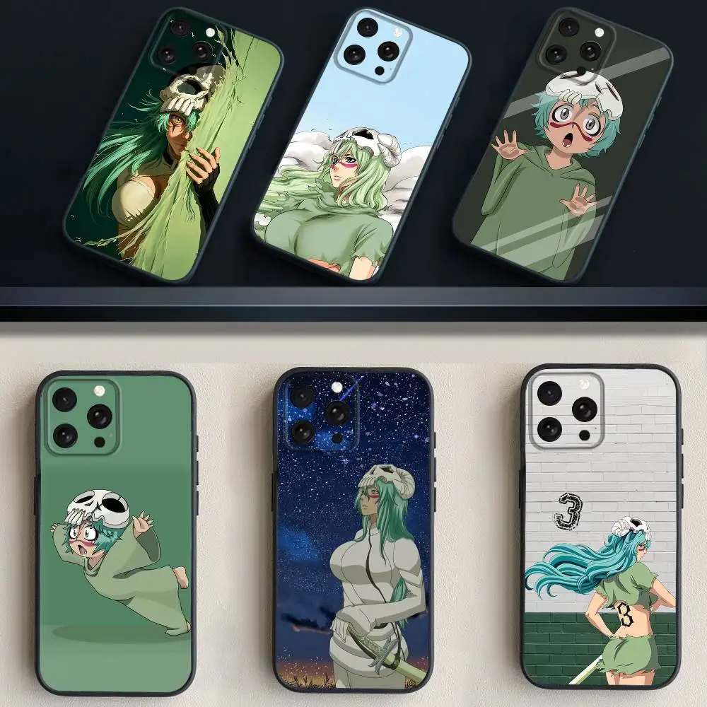 

BleachS N-Nelliel-s Phone Case For iPhone 17,16,15,14,13,12,11 Plus,Pro Max,XS,X,XR,SE,Mini,8,7,Soft Silicone Black Cover