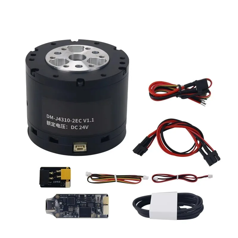 DM-J4310-2EC V1.1 3NM Brushless Servo Motor Joint Motor with Drive Dual Encoders 24V/48V Robot Arm Motor
