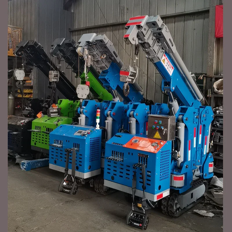 Mini-Raupen-Spinnenkran – anhebbarer, multifunktionaler Mikrokran