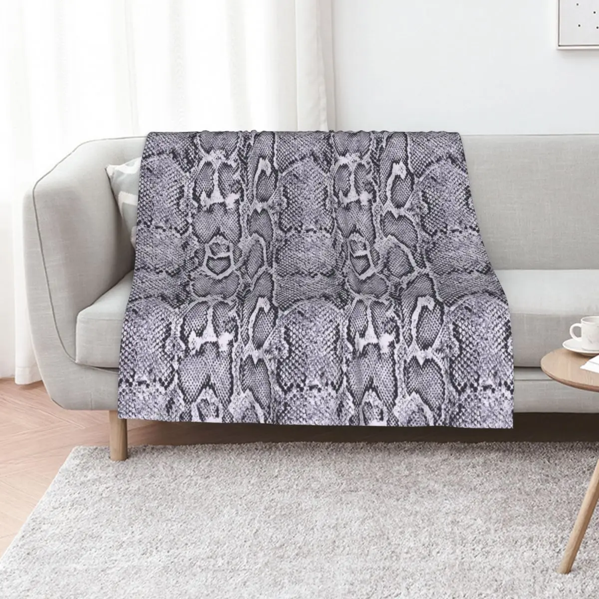 Snakeskin Snake Skin Serpentine Pattern Throw Blanket bed plaid wednesday Heavy Travel For Decorative Sofa Moving Blankets