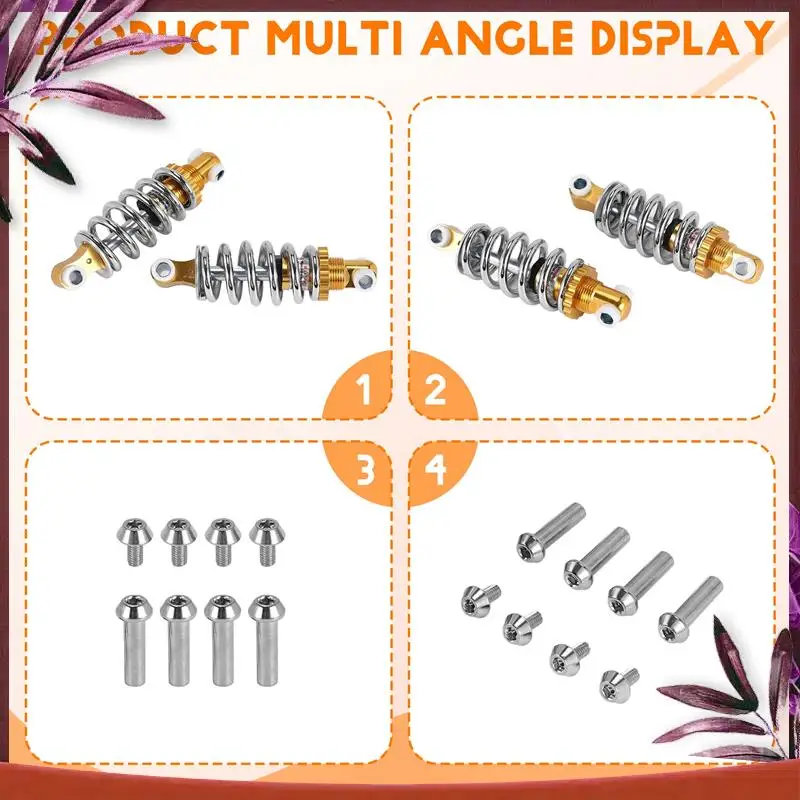 

Durable Motorcycle Rear Shock Absorber For Electric Bicycle Scooter E Bike Spring Rear Shock