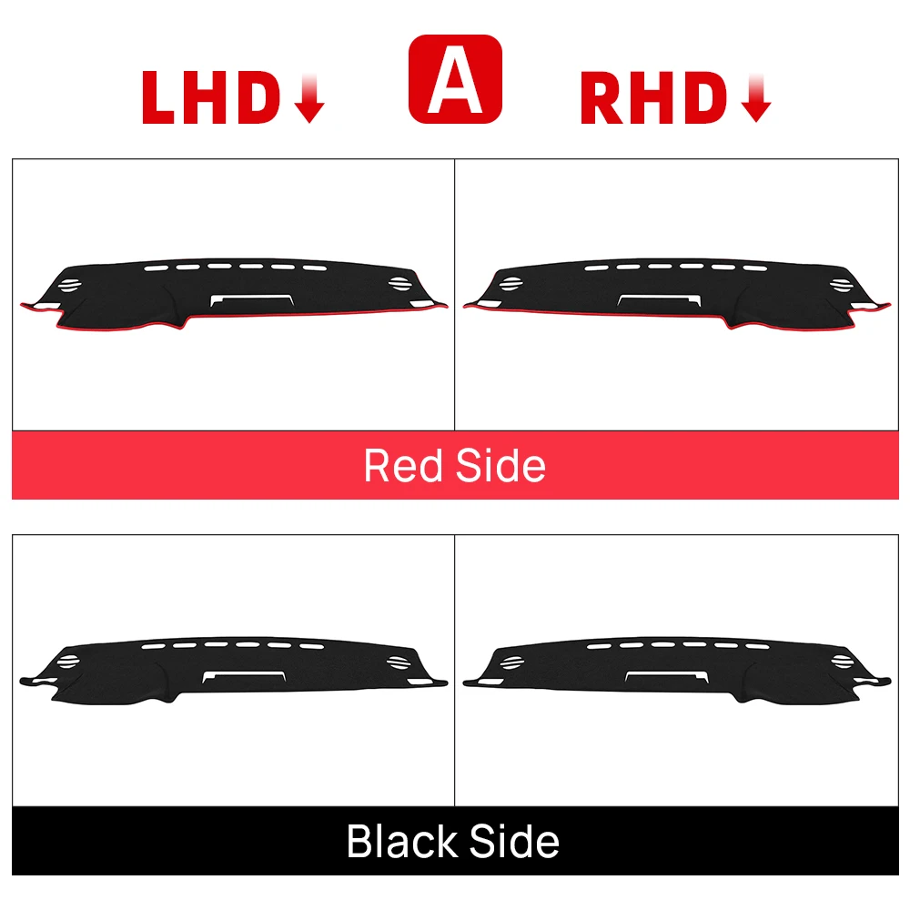 For Toyota RAV4 XA40 2013 2014 2015 2016 2017 2018 RAV 4 Car Dashboard Avoid Light Cover Anti-UV Non-Slip Mat Instrument Carpets