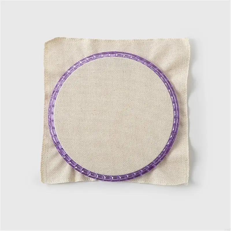 

2Pcs Artistic Plastic Embroidery Frames With Copper Screws Circular Plastic Stitching Hoop For Beads Painting Craft J0MC