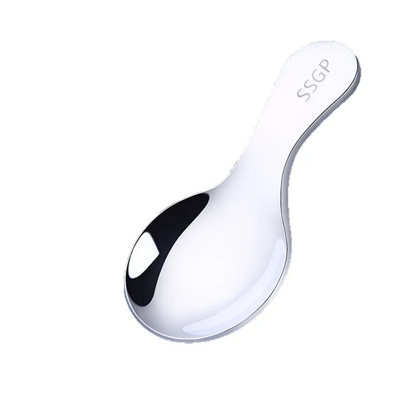 

LH stainless steel cute short handle small round spoon mini milk tea tea dessert spoon