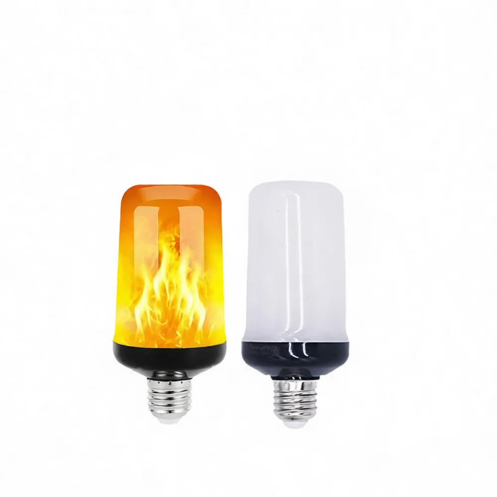 E27 LED Fire Effect Light Bulb Flickering Flame Lamp Gravity Sensor Decorative Decor For Home Garden Holiday