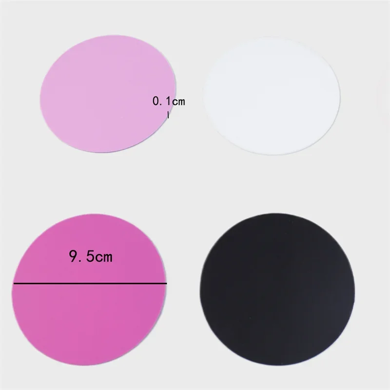 3Pcs Silicone NArt Mixing Paint Palette Mat Resuable Foldable Silicone Paint Palette Mat Craft Holder for Nail Art Polish Mixing