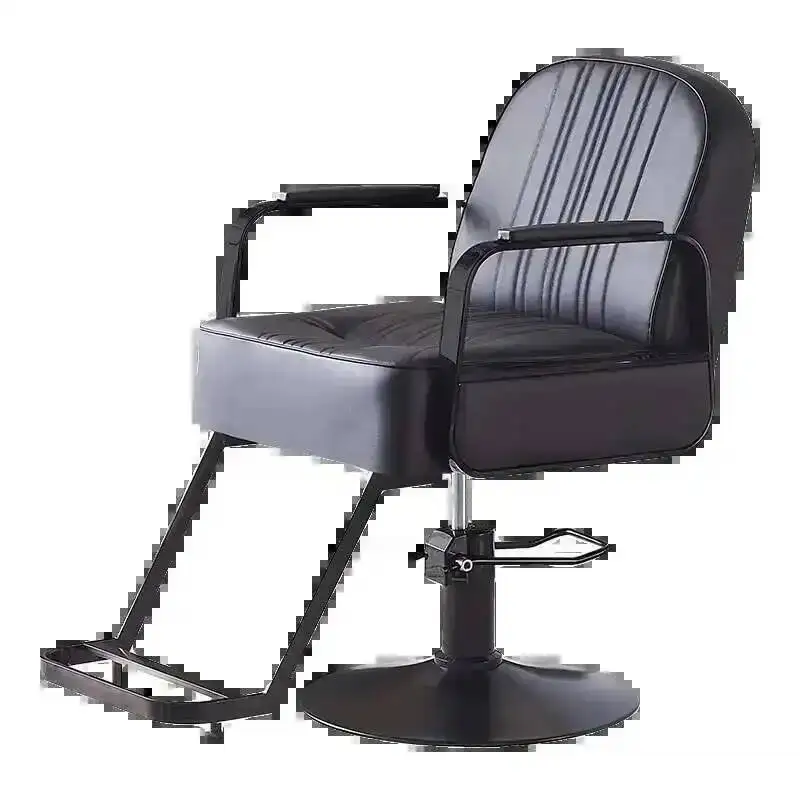 

Chair Barber Professional Luxury Makeup Pedicure For Shop Hydraulic Manicure Black Heavy Duty Vintage Chairs Hairdressing Salon