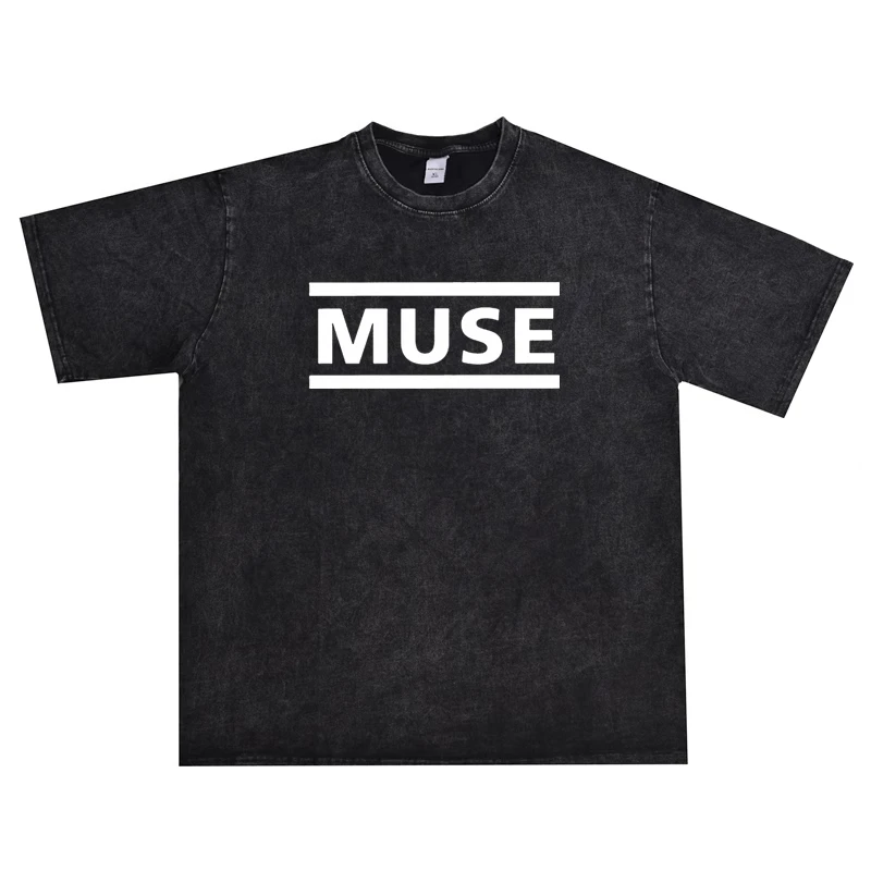 

Футболка с принтом Британской рок-группы Muse 925, стираная и выдержанная, унисекс, популярный подростковый стиль Ins Y2k, горячая распродажа, новый бренд