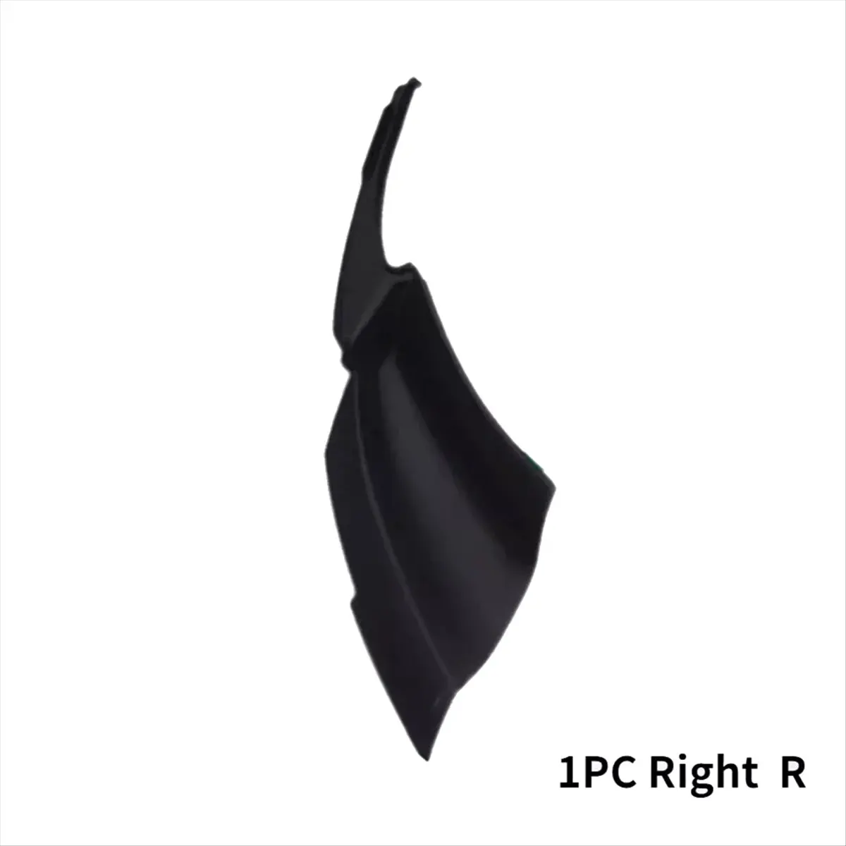 #55S 1Pair Front Windshield Wiper Cowl Cover Trim for Nissan Patrol VI Y62,Windshield Wiper Cowl Cover,(plastic)