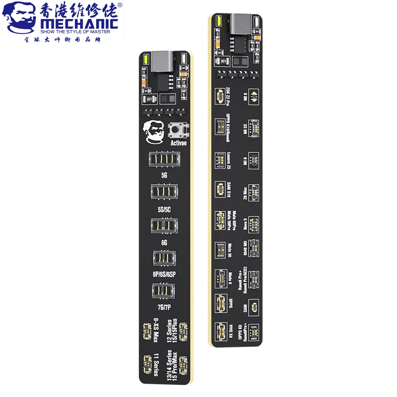 F009ช่างแผงแบตเตอรี่ F018แอคทีฟชาร์จเร็วบอร์ดตรวจจับสำหรับ iPhone 5-15 PRO MAX สำหรับการเปิดใช้งานโทรศัพท์ Samsung Android