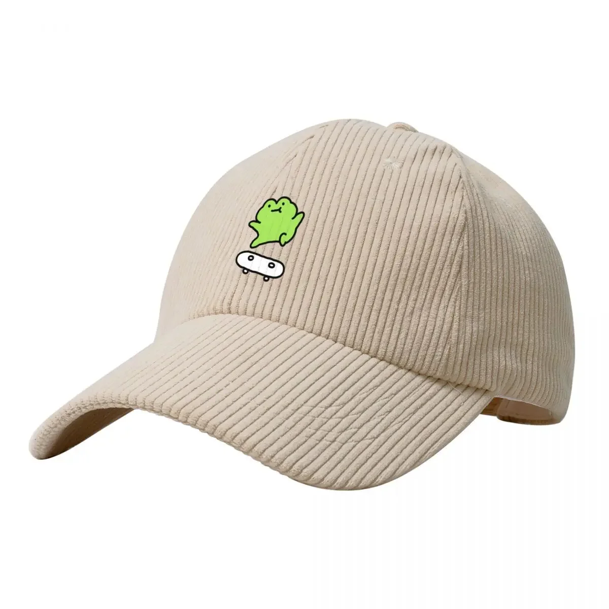 

frog 01 Corduroy Baseball Cap hard hat Sunscreen Women's Beach Men's