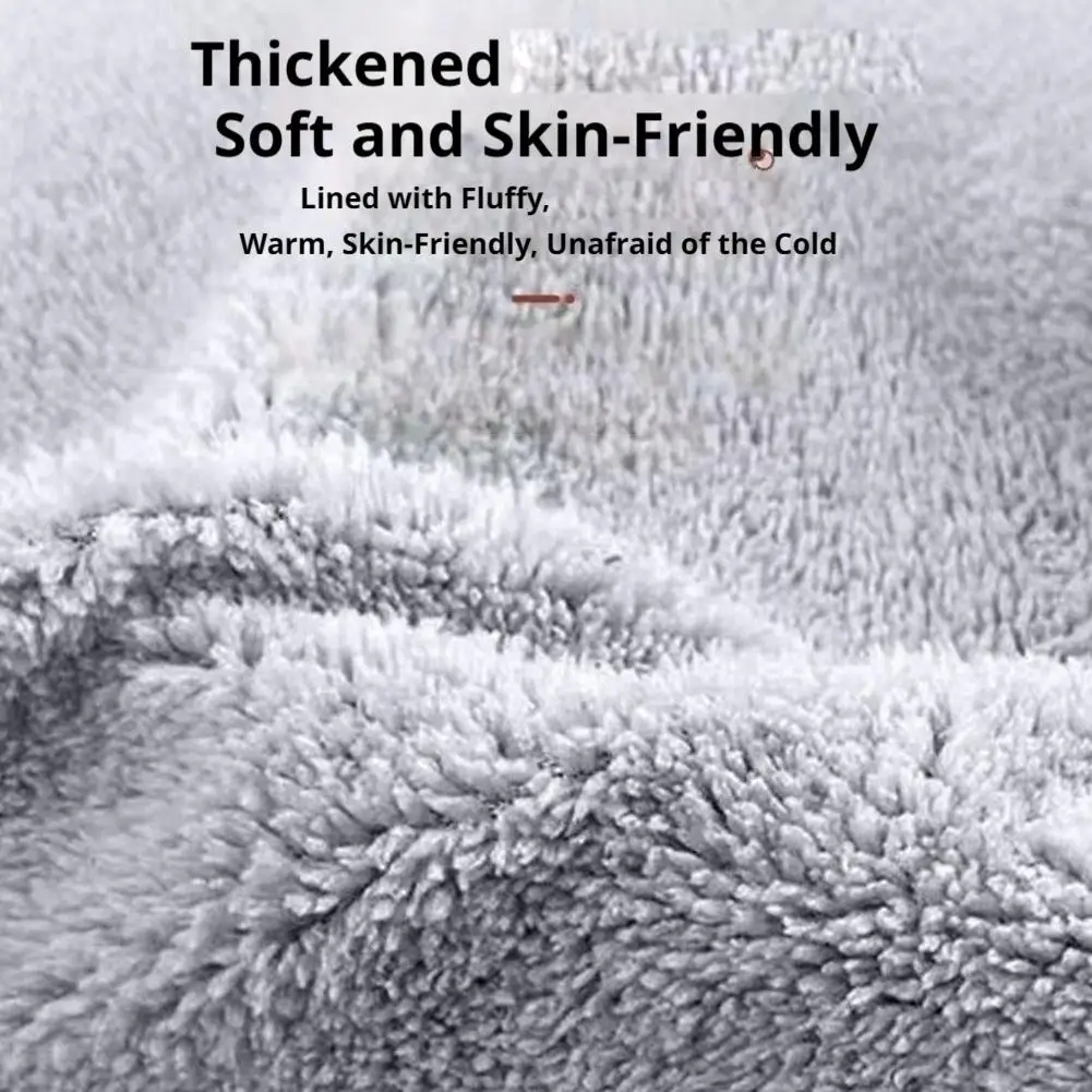 Winter-Motorrad-Lenkerhandschuhe, wasserdicht, mit dicker Fleece-Fütterung, reflektierende, warme Handschuhe für E-Bike-Fahrten. – Detail 9