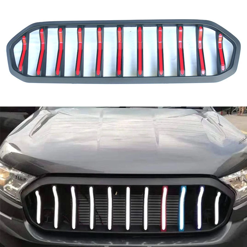 

Front Bumper Grille Mesh Raptor Grille Modified Fit For RANGER 2019-2021 T8 PX MKIII MK3 XL XL + XLS XLT Limited Accessories