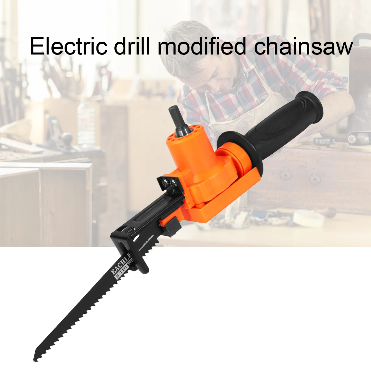 Chainsaw Electric Drill Modified adapter Electric Reciprocating Saw Saber Saw Power Drill to Jig Saw Adapter Woodworking Tool