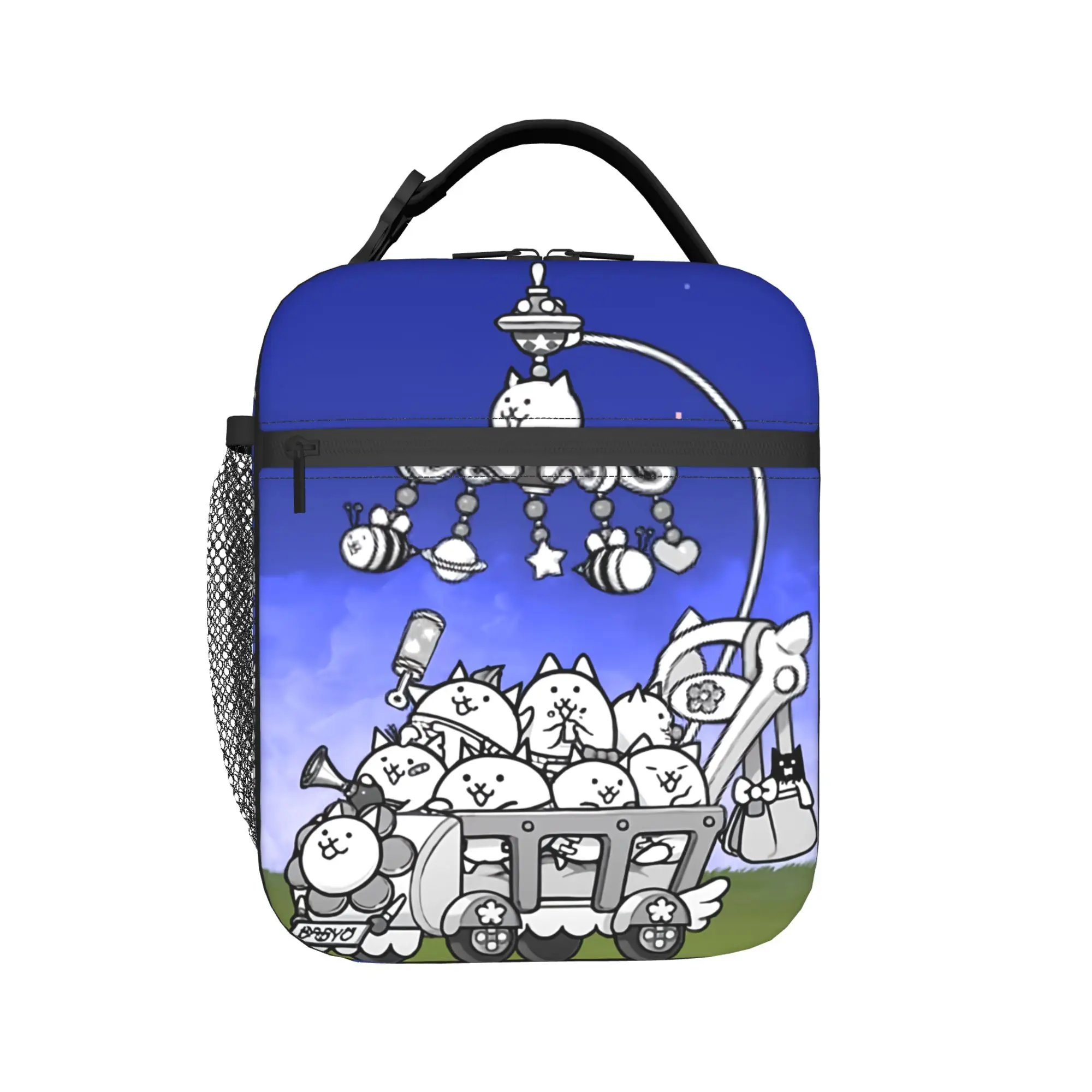 Video Games The B-Battle C-Cats Insulated Lunch Bag Thermal Bag Reusable,Meal Container  Portable Tote Lunch Box for Men Women