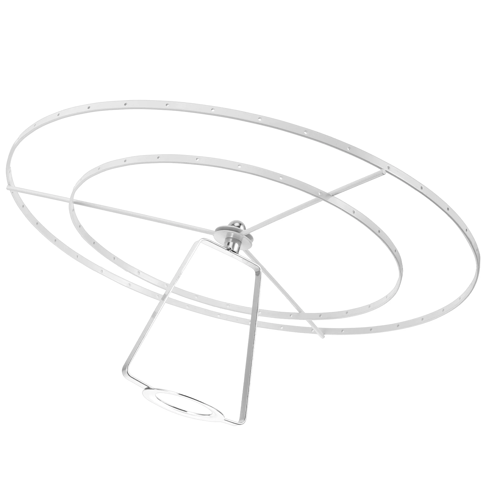 

1 set 1 Set Metal Lampshade Frame Vintage Style Decorative Light Cage Guard For Diy Ceiling Lamp Accessories Holder Wire Modern