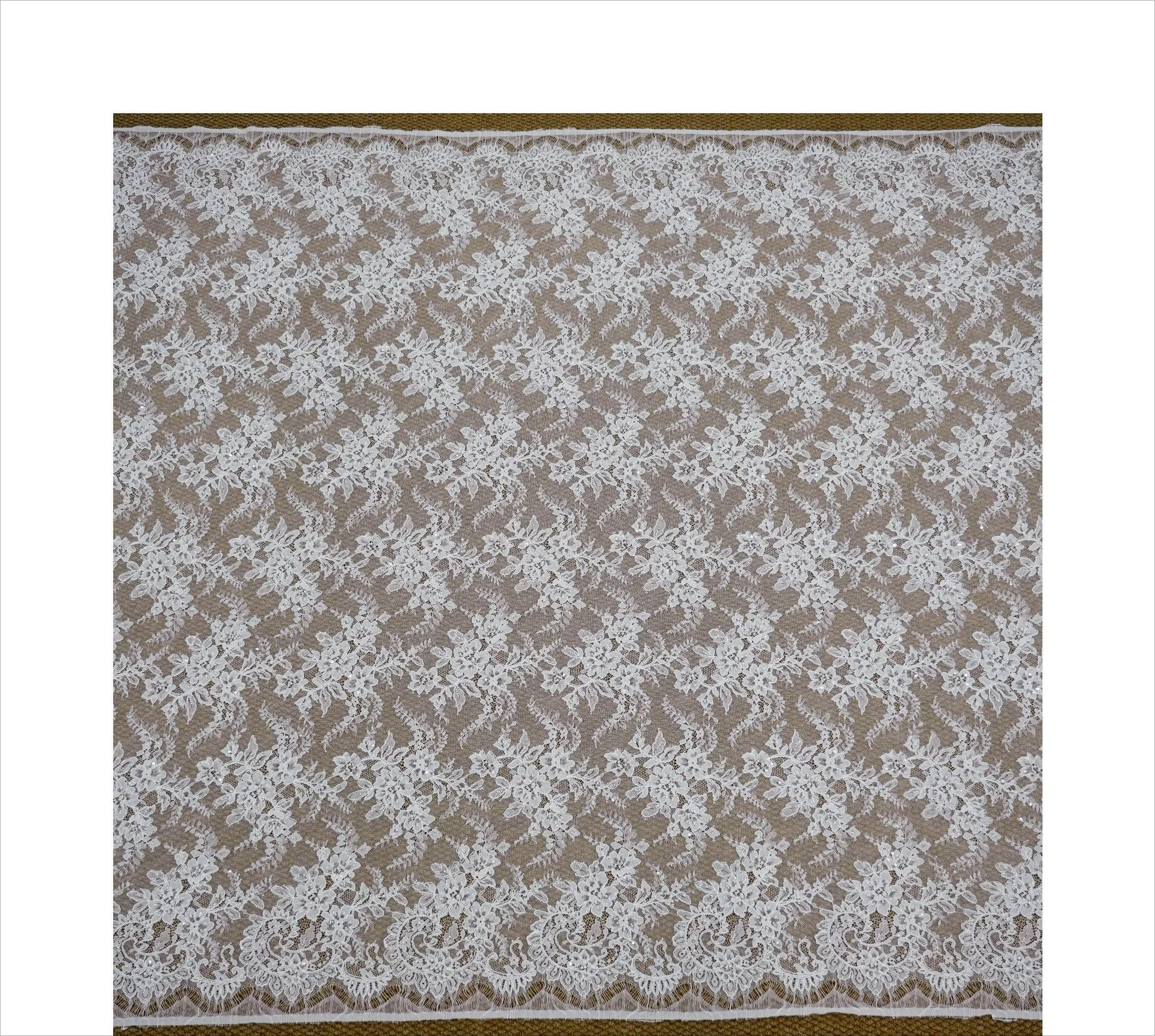 ベストセラー クラシック スパンコール刺繍 デカール ソフトレース生地 手作り ファッション ウェディングドレス 背景装飾 アクセサリー