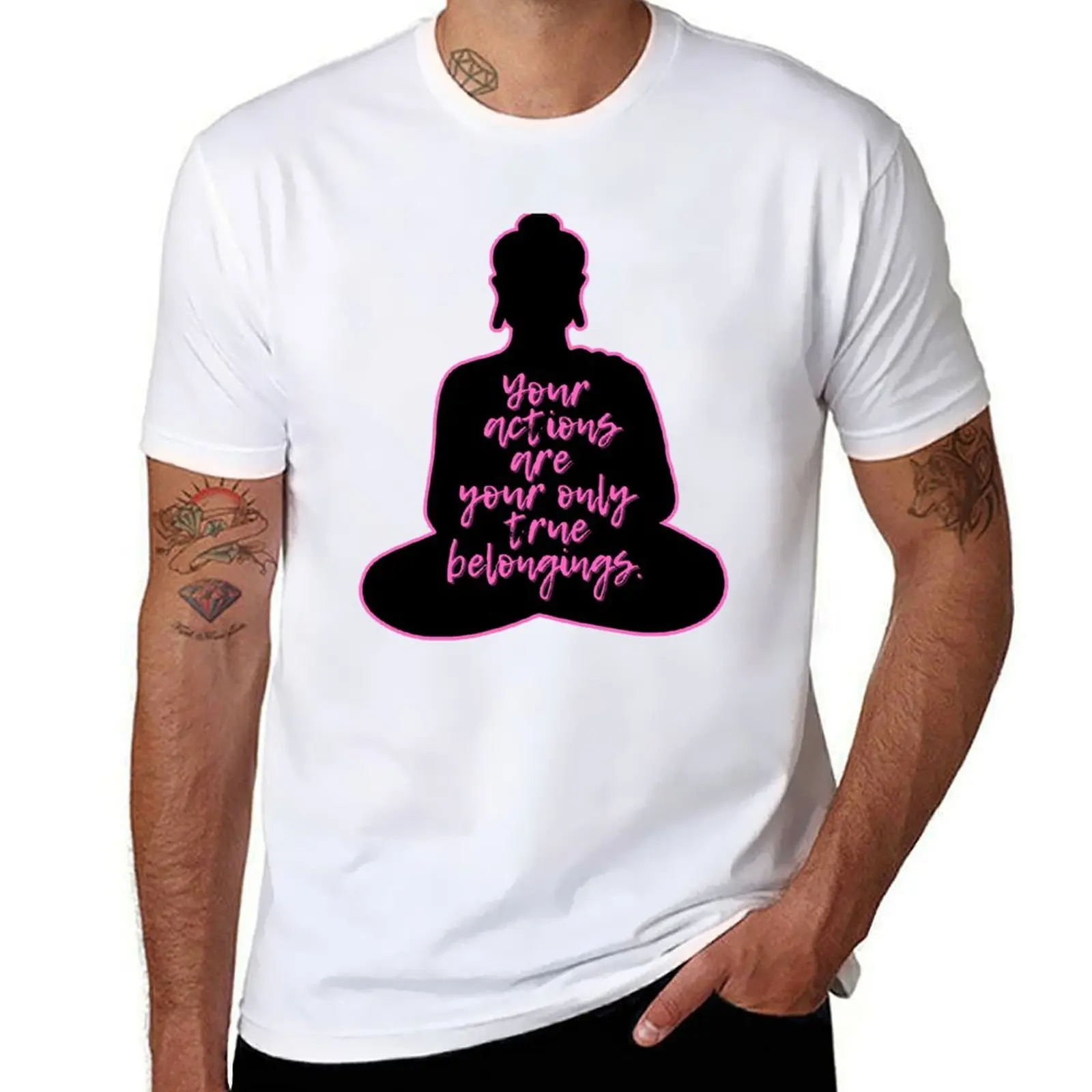 Vos actions sont vos seulement vrais effets T-Shirt t-shirts homme de créateur t-shirts pour hommes T-Shirt