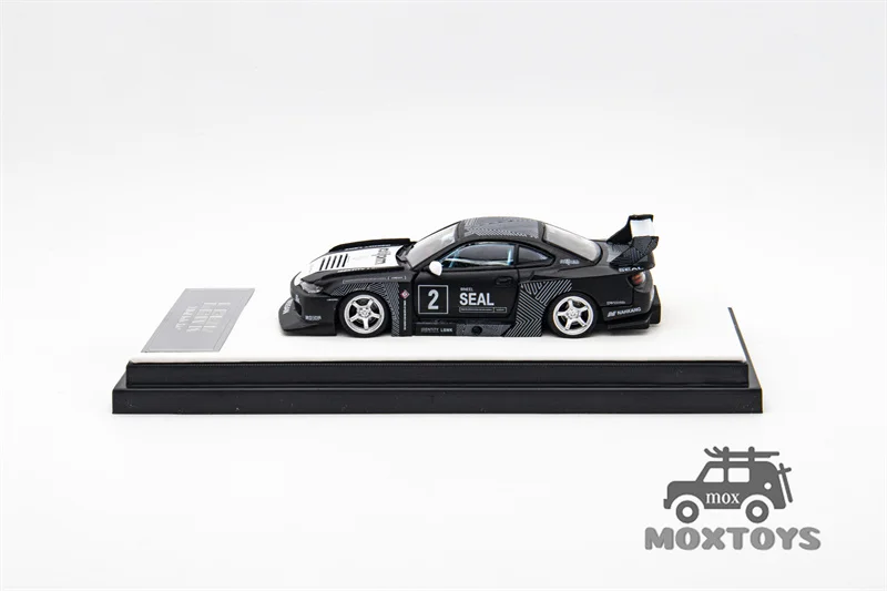 TimeMicro 1:64 LBWK S15 Black Diecast Model Car