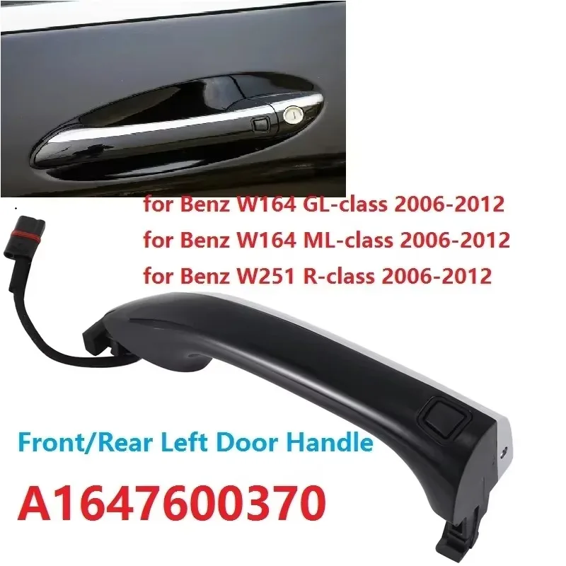 For Mercedes-Benz W164 ML500 ML300 X164 GL450 W251 2006-2012 Car Front/Rear Door Handle Outside Pull A1647600370 A1647600470