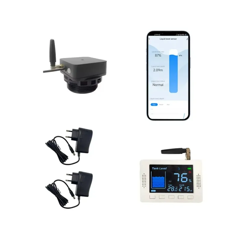 Smart Home TLC2502LS-WL Tuya Lora IoT Sensor Water Level Measurement Ultrasonic Tank Level Monitor