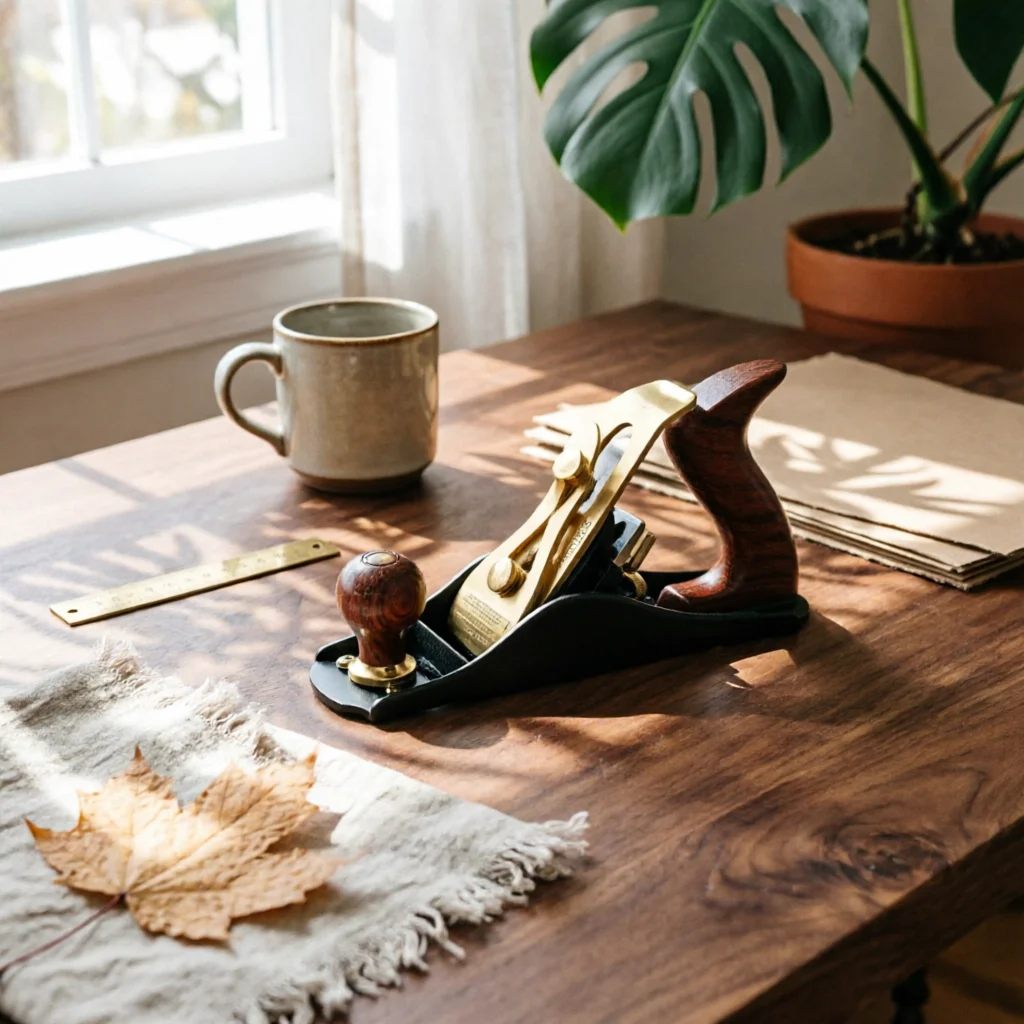 

Adjustable Mini Plane Fine Adjustment Woodworking Hand Plane Compact Design Steel Blade for Carpentry Work