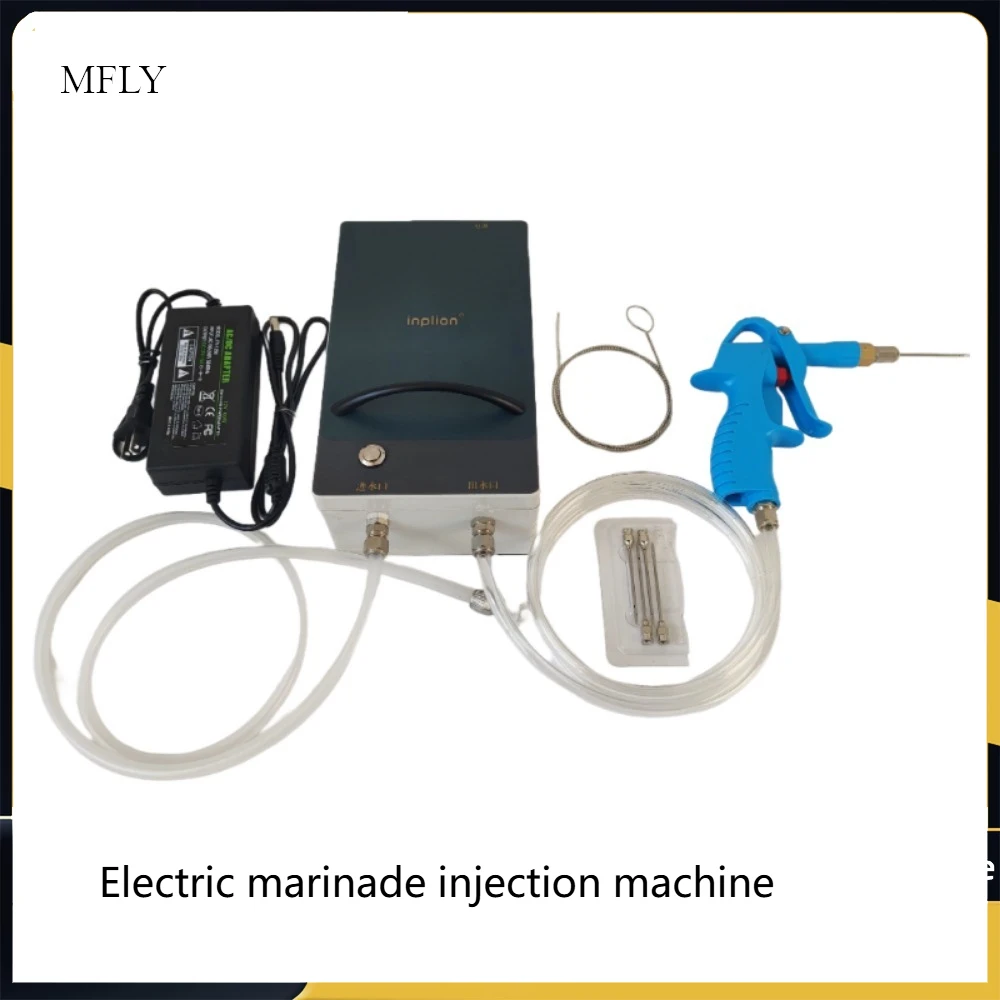 

Electric Meat Saline Syringe Pump High Pressure Bacon Pump Gun Electric Injector Meat Processor with 316 Stainless Steel Needle