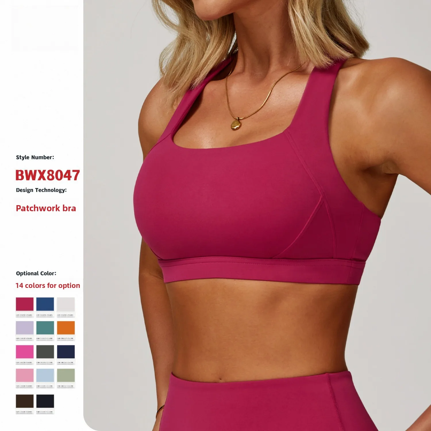 Sujetador deportivo para mujer, almohadilla para el pecho incorporada de alta resistencia que absorbe los golpes, sujetador para correr y Pilates en el gimnasio, chaleco de yoga rsi브kez