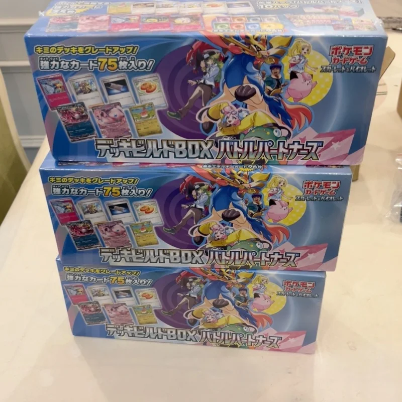 Original Pokes Card Ptcg Japanese Edition Genuine Zhu Zi Sv3  Sv9 Collection Gift Box Lily Ai N Construction Boxes Birthday Gift