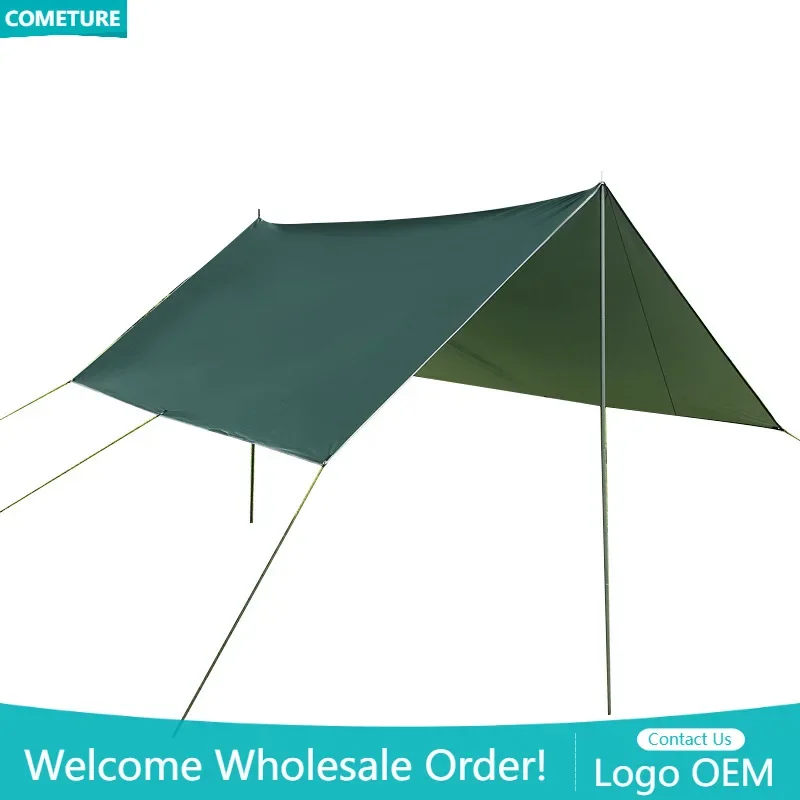 

Outdoor Canopy Camping Multi-person Anti-uv Awning Sheltert Top Roof Waterproof Folding Tent