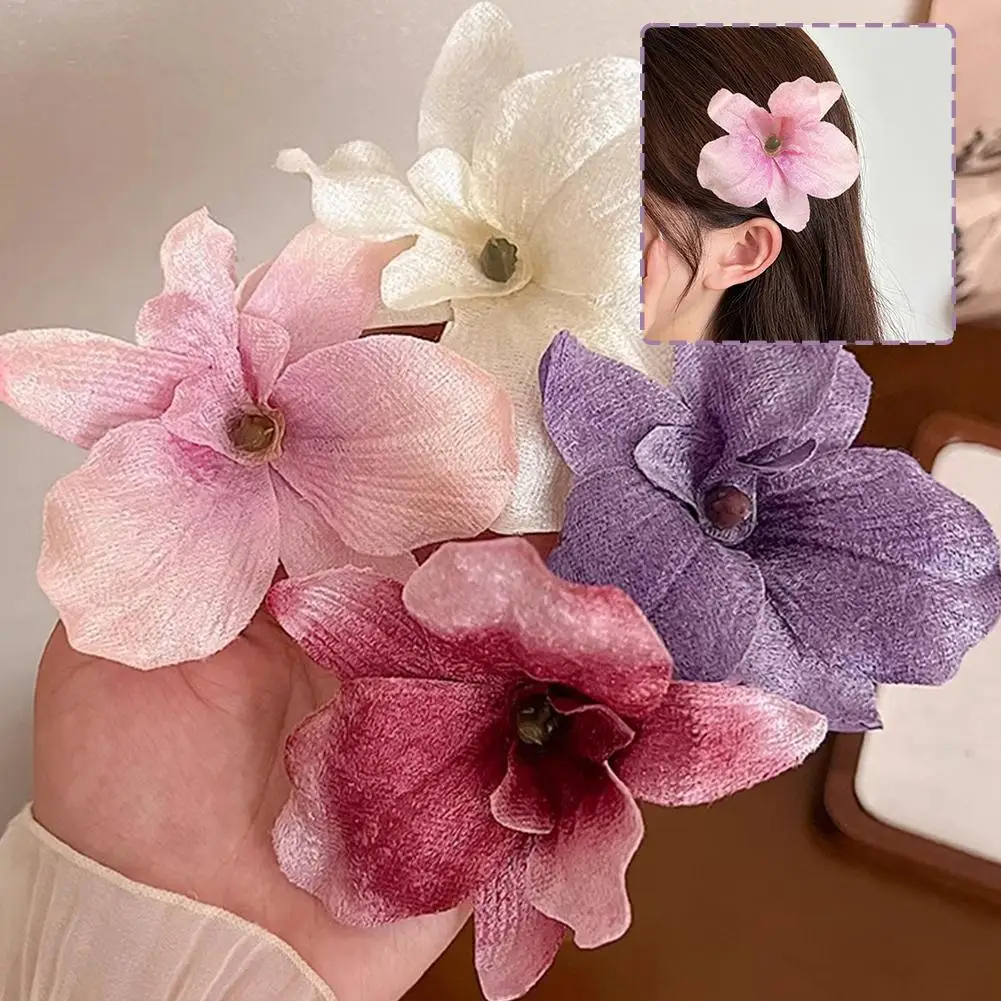 Süße Mädchen Blumen Haarspangen Mädchen Ästhetische Haarnadeln Frühling Meer Urlaub Blumen Haarspange Party Tasche Haarschmuck