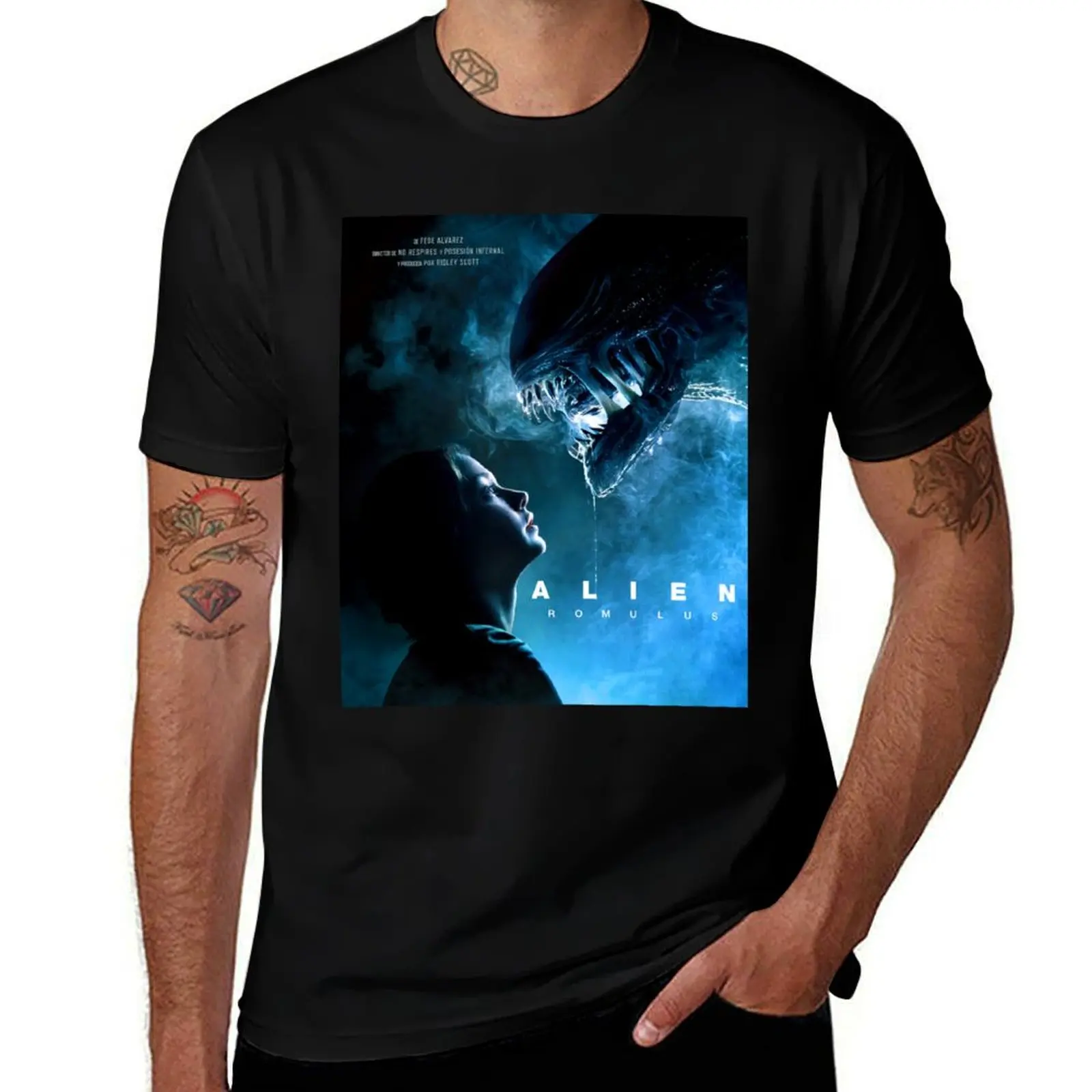 

Alien Romulus T-Shirt rapper graphic tees Luxury man street wear mens clothing