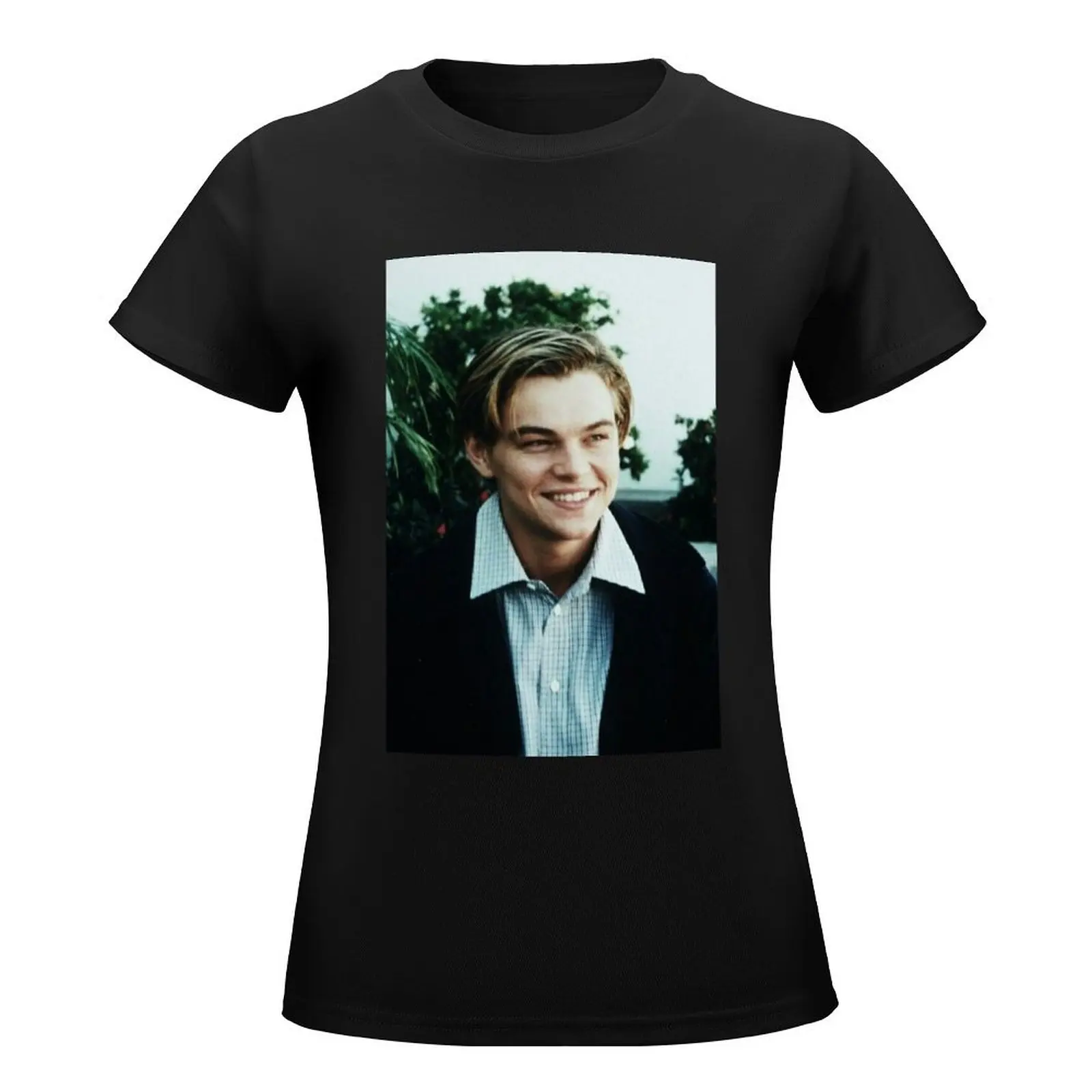 Leo Leonardo DiCaprio T-Shirt cute clothes aesthetic clothes plus size tops korean fashion Women's tops