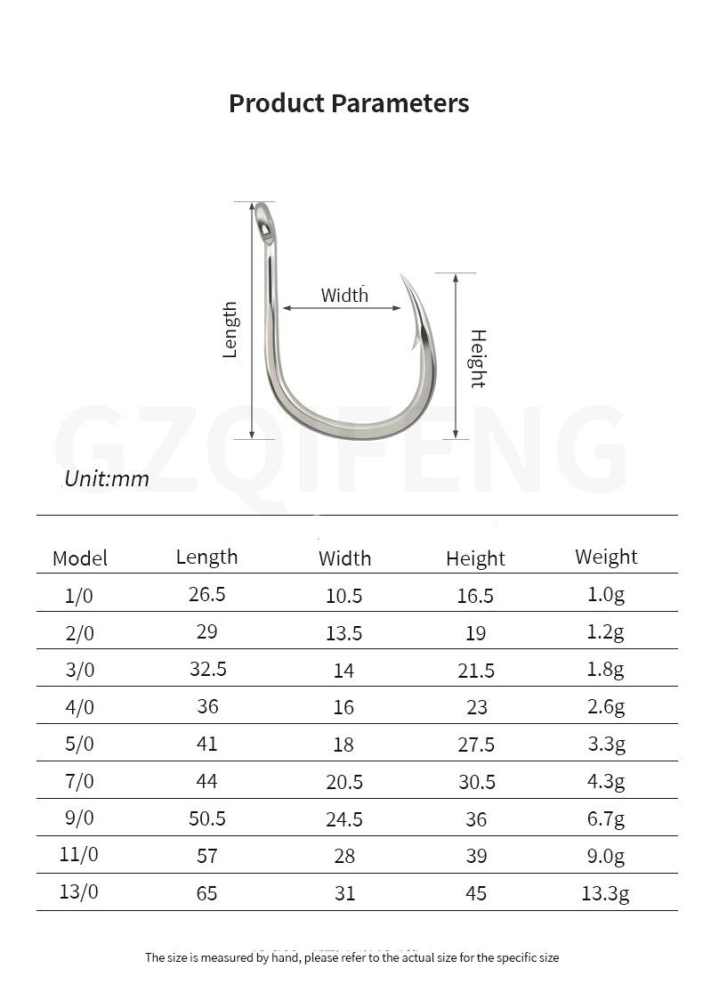 ZYZHE 5~10 Stück JIG Assist Hook Meeresangelhaken 9 Größen BKK Haken Boot-Angelhaken Bkk8062 5X Verstärkte Thunfischhaken Angelzubehör – Detail 2