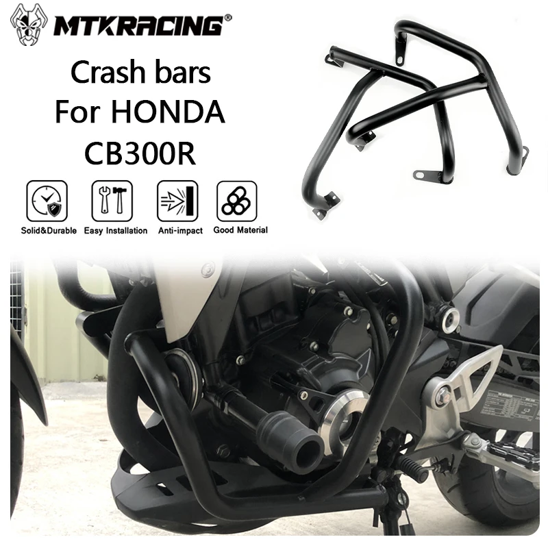 

Противоударные рейки MTKRACING для HONDA CB300R 2018-2024 cb300r, бампер двигателя мотоцикла, Противоударная рейка, устройство защиты корпуса