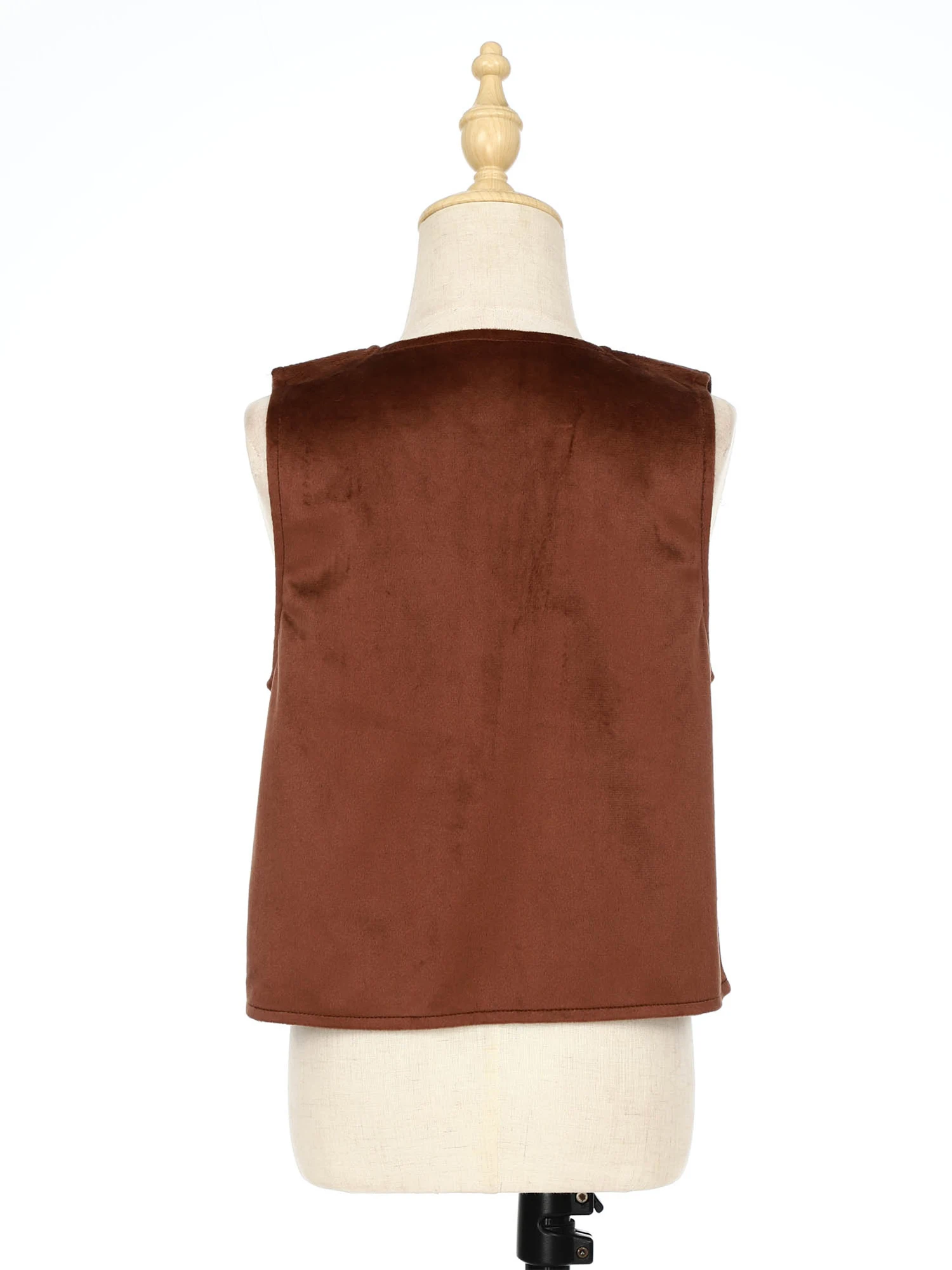 Kids Halloween Western Cowboy 70s Hippie Cosplay Performance Costume Tassel Faux Suede Vest Waistcoat for Carnival Theme Party