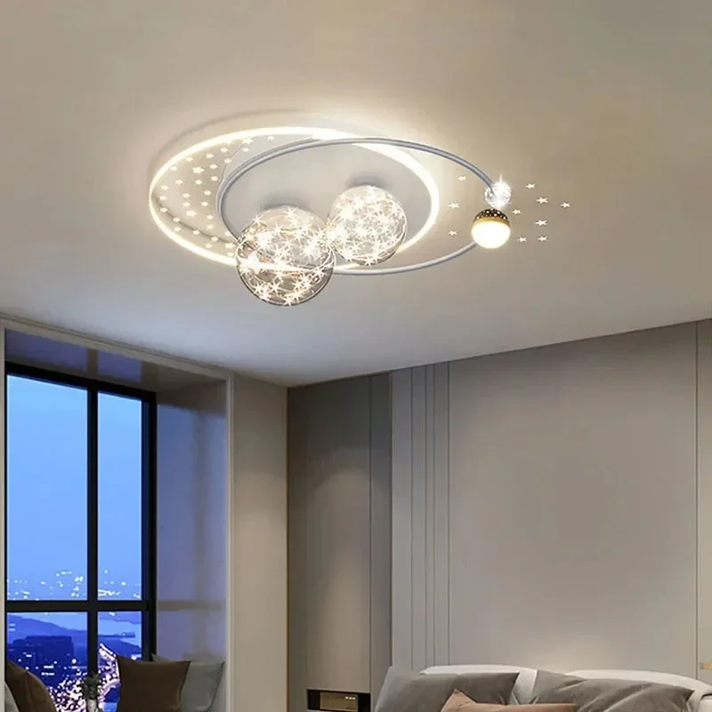 Living Room Bedroom Restaurant Ceiling Chandelier Modern LED Ceiling Lamp Home Decoration Indoor Lighting Fixture Lustre Stylish