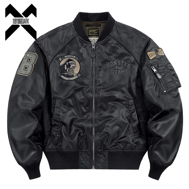 2026 Tactical Bomber Jackets Men Gorilla Embroidered Functional Coats Windbreaker Jacket Hip Hop Streetwear Male Tops