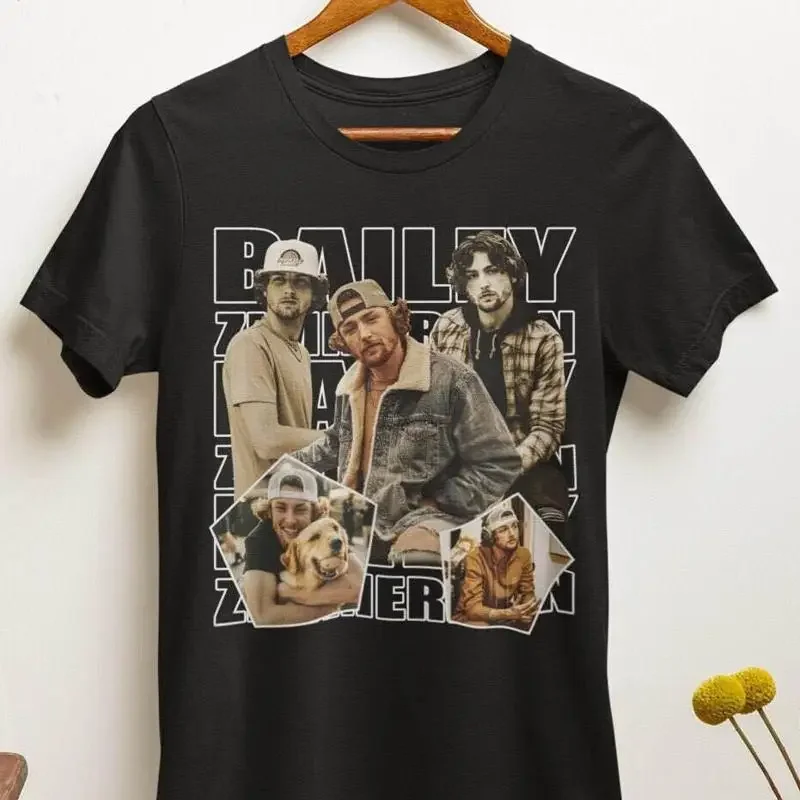 Bailey Zimmerman Black T Shirt Cotton Full Size S 5XL