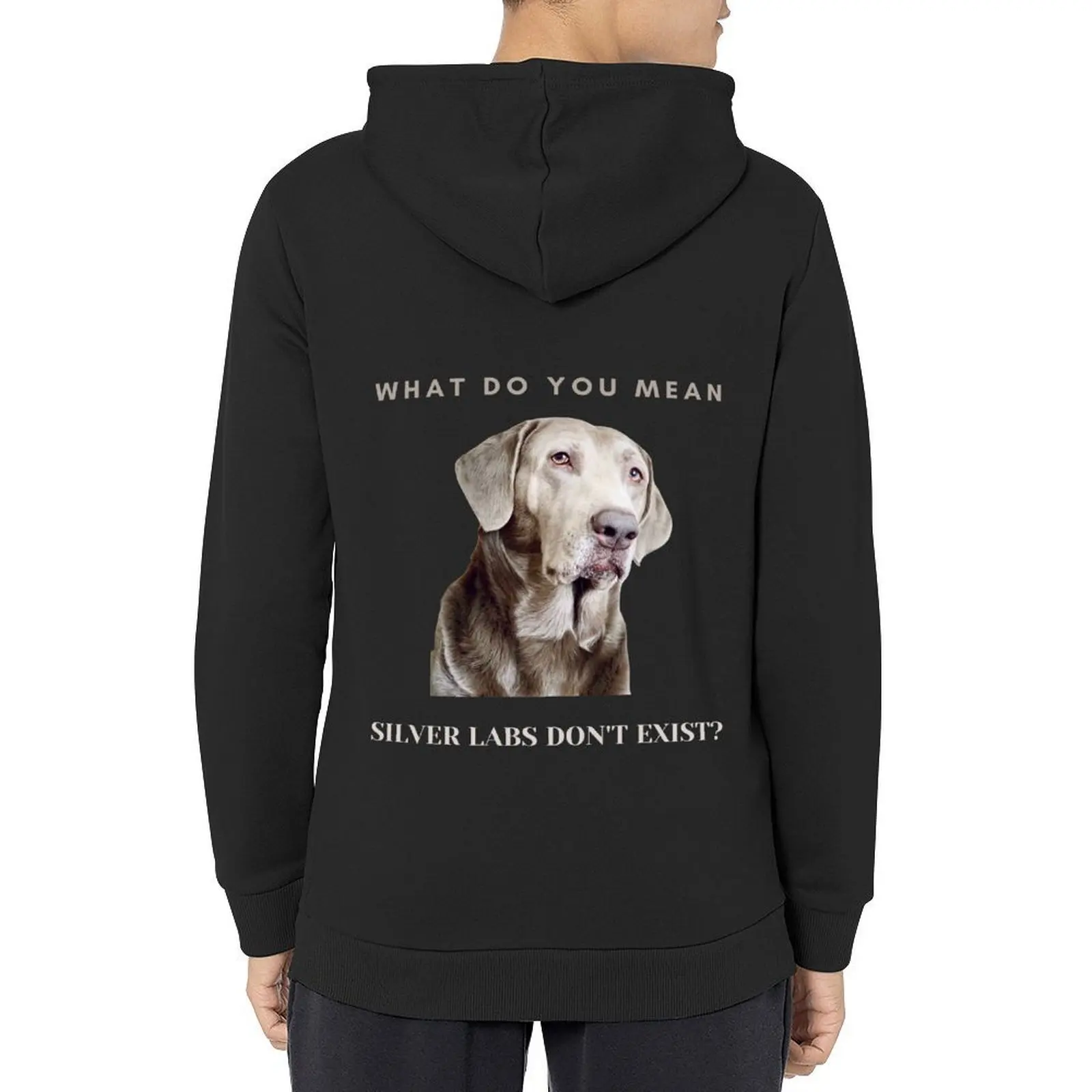 

Silver Lab Love Hoodie autumn jacket men men's coat autumn hoodie graphic