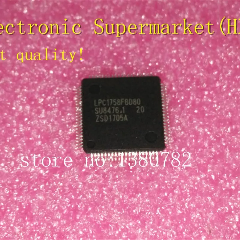 Free Shipping 5pcs-20pcs/lots LPC1758FBD80 QFP-80 Best Quality Chip In Stock!