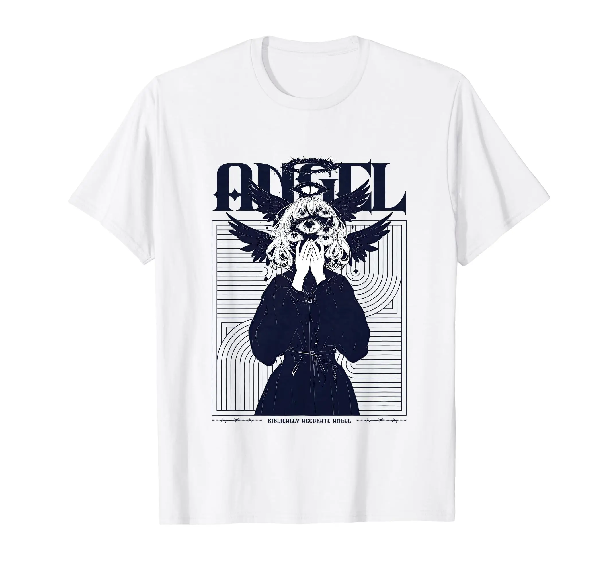 

Anime Girl Multiple Eyes Seraphim Angel T-Shirt