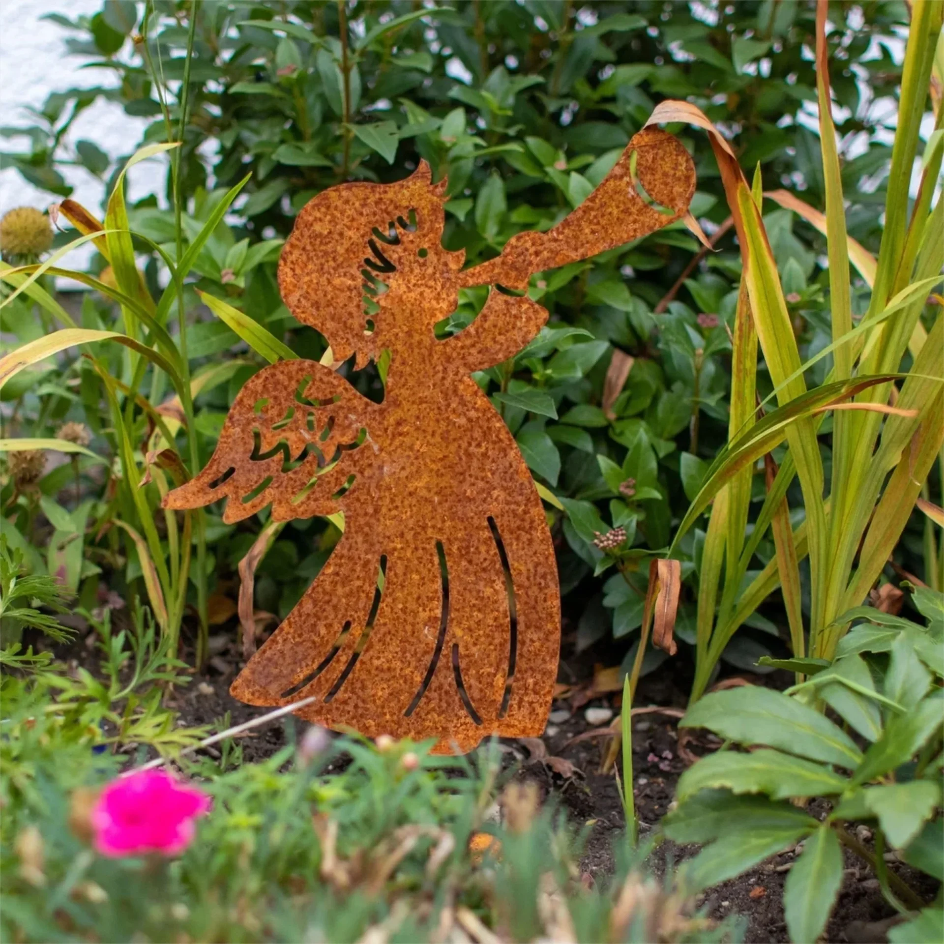 Rusty Angel, Advent Decoration, Garden Decoration, Rusty Ornament., Decoration Exterieur