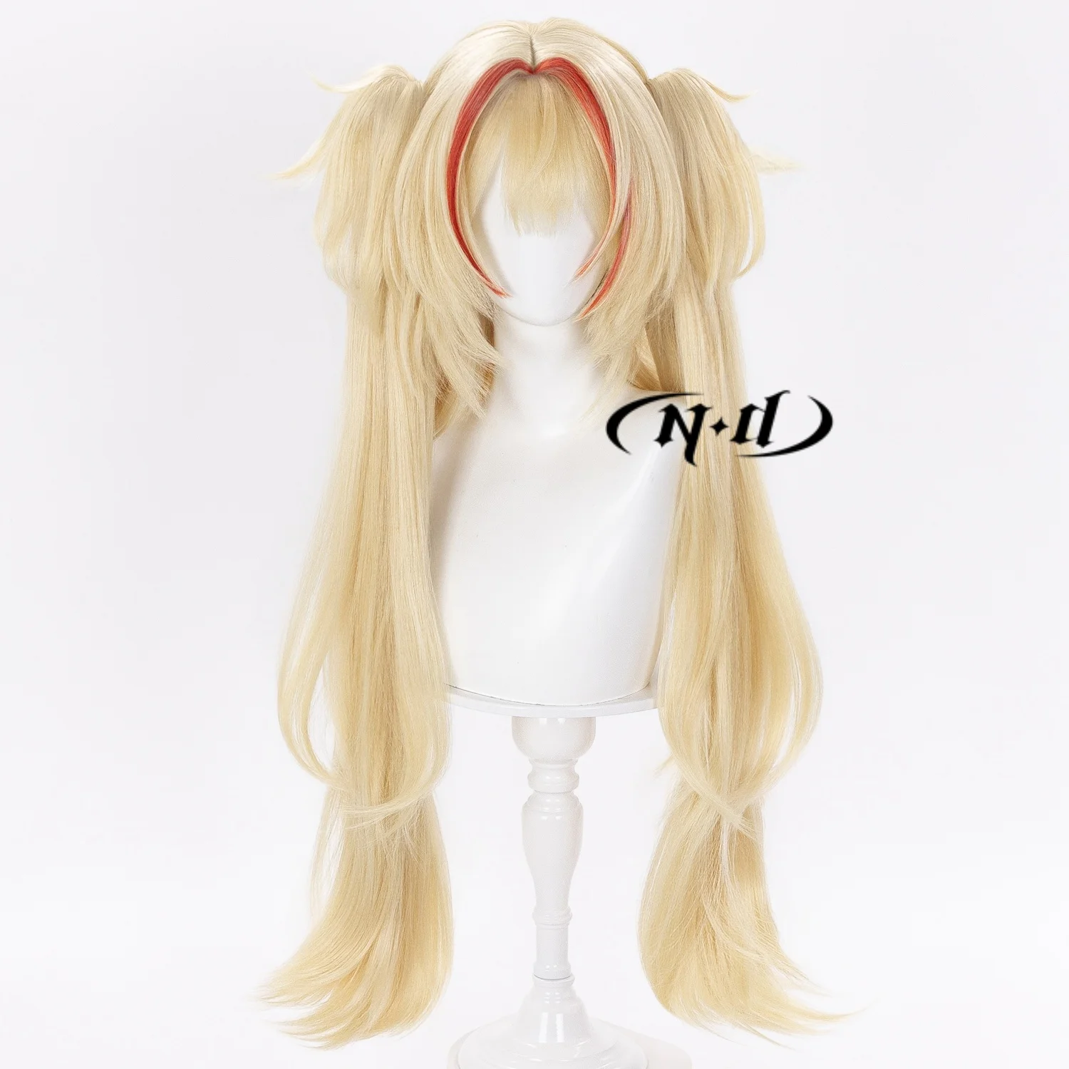 ND Brand Claret ZZZ Zenless Zone Zero Cosplay Wigs Hair Hairpiece for Comic-con Cosplayer Halloween Costume Party Theme