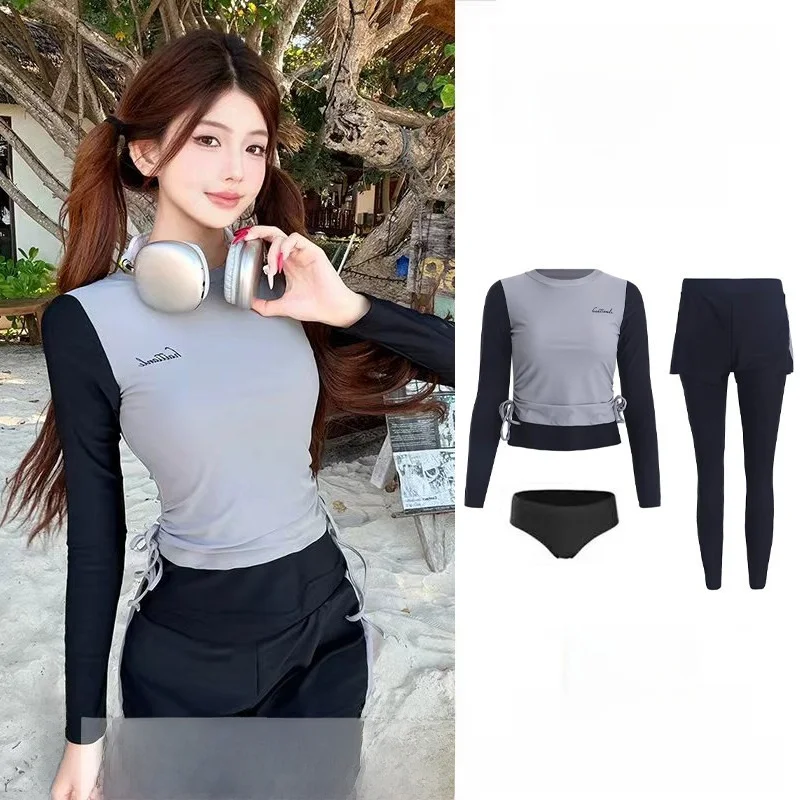 women's-wetsuit-slimming-long-sleeve-long-pants-outdoor-swimming-suit-surfing-scuba-dive-costume-nylon-material-summer-new-model