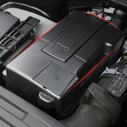For Audi Q3 2019 2020 Car Engine Battery Protection Cap Dustproof Cover Positive Negative Battery Anode Rustproof Shell