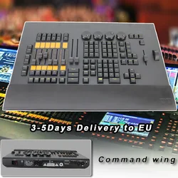 Command Wing Controller for Stage Lighting, DMX Moving Head, Software Connect, versão mais recente, 2048 parâmetros, Fader Wing