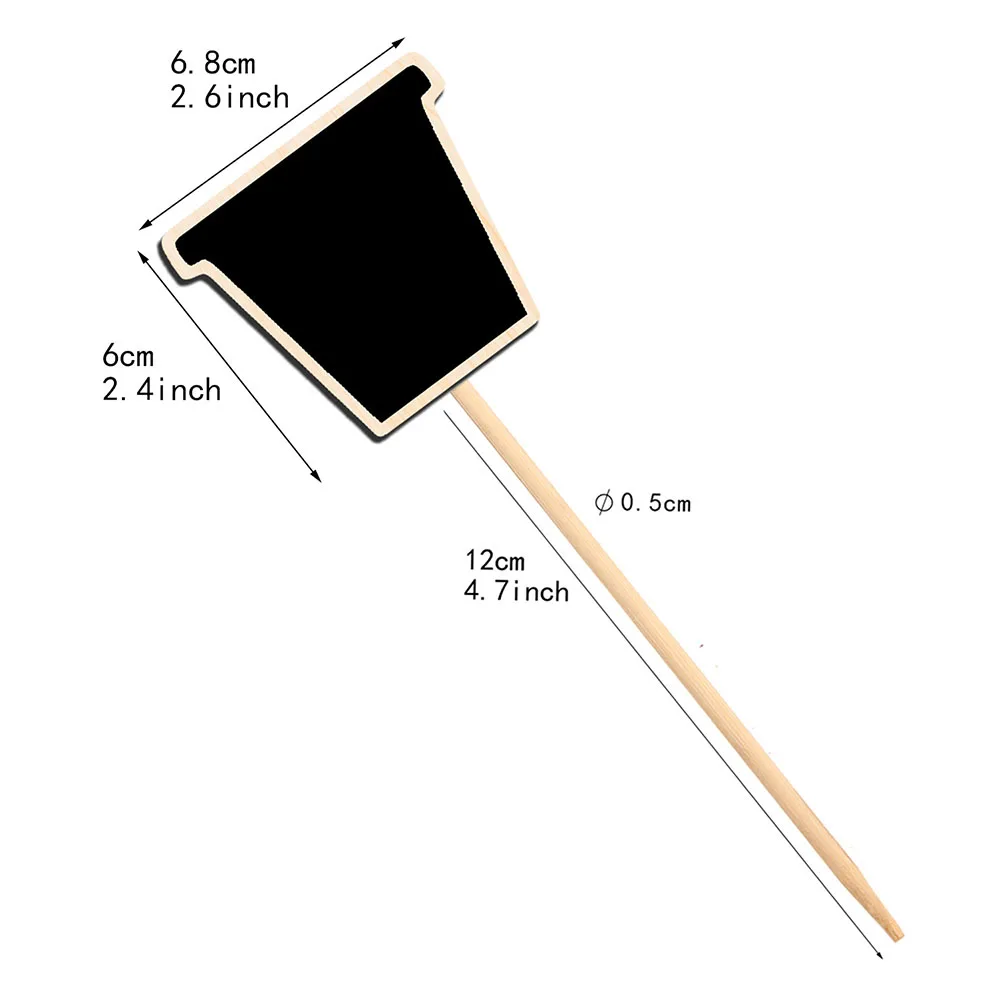 20 Pcs Home Accessories Message Card Sign Board Small Chalkboard Food Signs Signage Mini Boards Chalkboards Baby