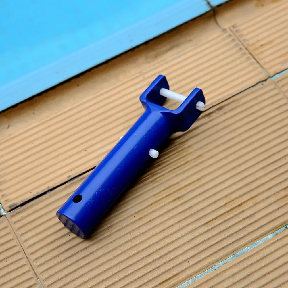 2Sets Pool Cleaning Suction Head V Shaped Heavy Duty Brush Head for Inground Above Ground Vinyl Pools Easy Carry Space Saving